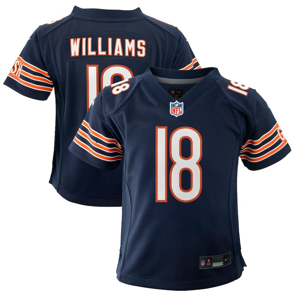 Nike Caleb Williams Chicago Bears Youth Game Jersey Navy