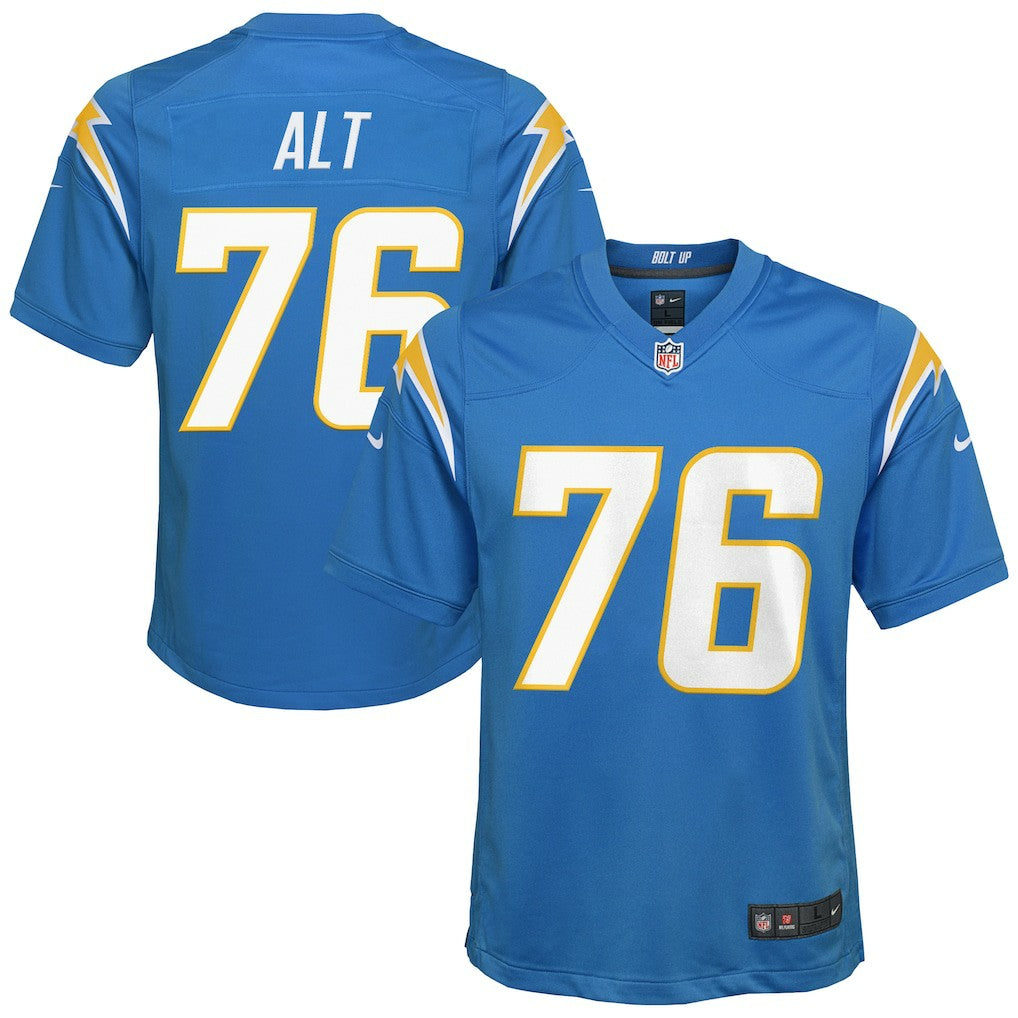 Nike Joe Alt Los Angeles Chargers Youth Game Jersey Powder Blue