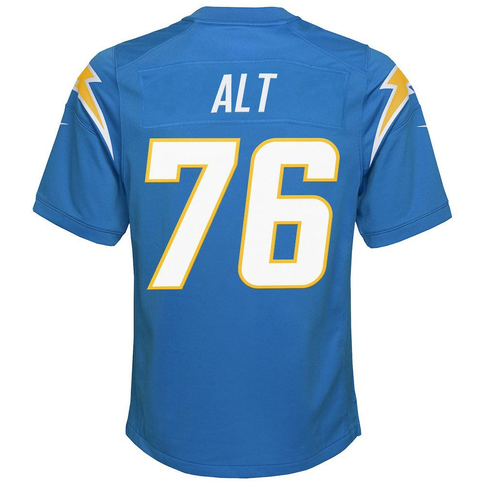 Nike Joe Alt Los Angeles Chargers Youth Game Jersey Powder Blue