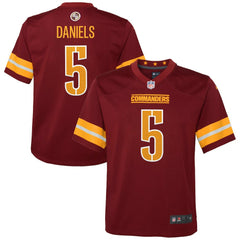Nike Jayden Daniels Washington Commanders Youth Game Jersey Burgundy