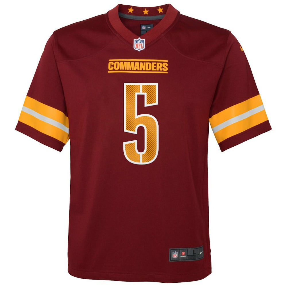 Nike Jayden Daniels Washington Commanders Youth Game Jersey Burgundy