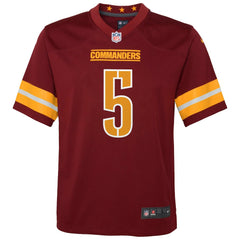 Nike Jayden Daniels Washington Commanders Youth Game Jersey Burgundy