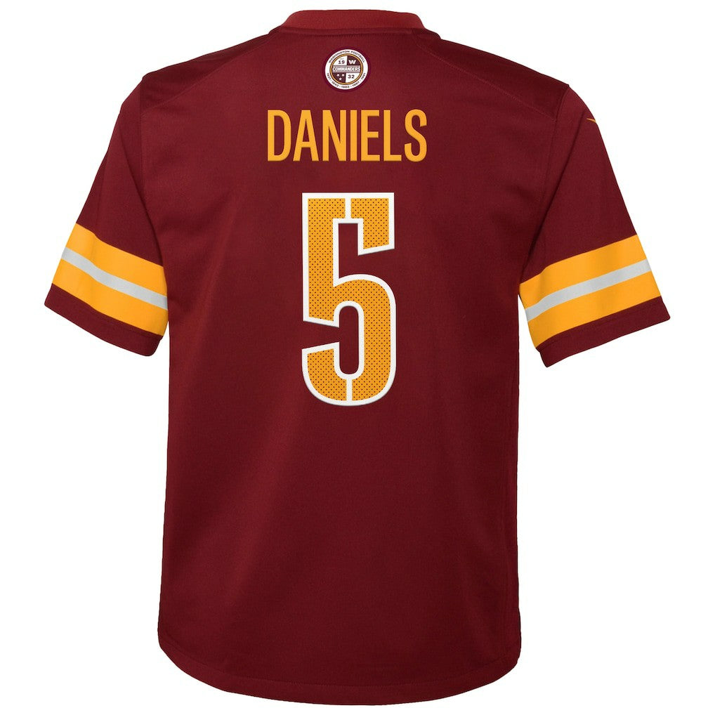 Nike Jayden Daniels Washington Commanders Youth Game Jersey Burgundy