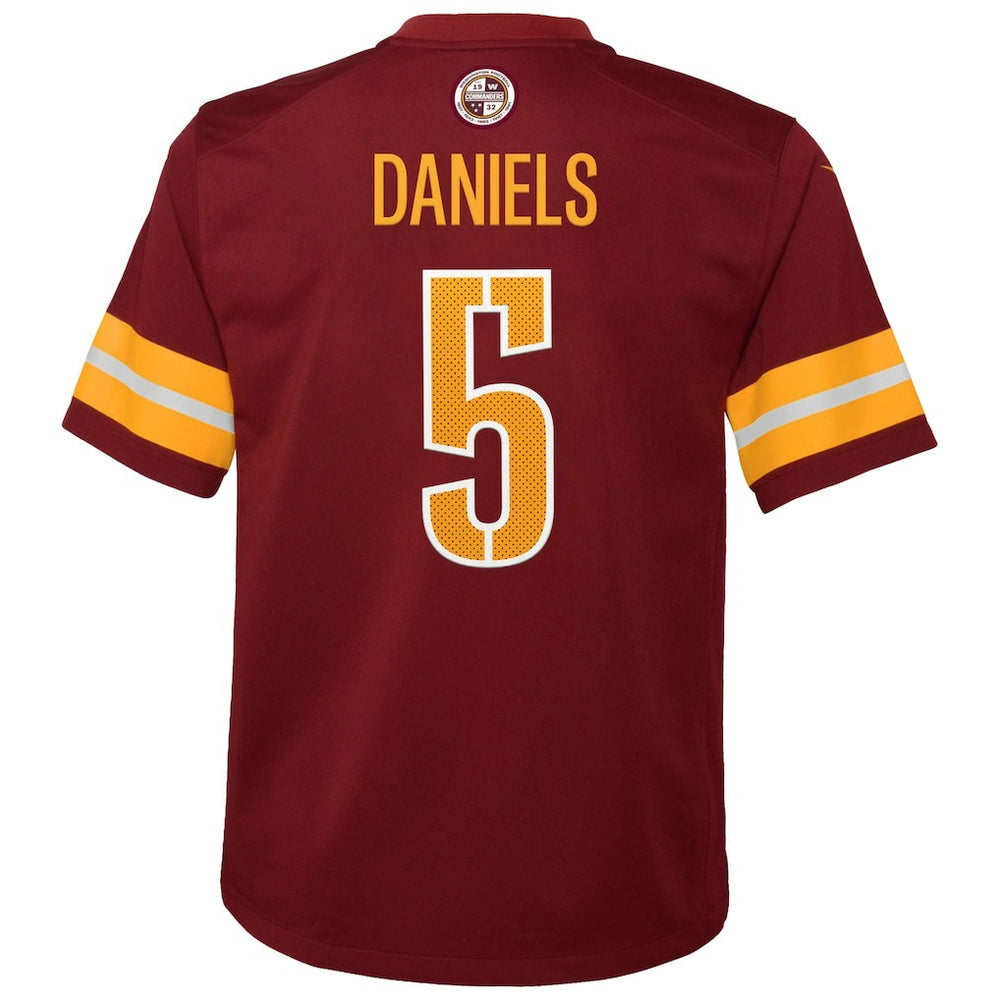 Nike Jayden Daniels Washington Commanders Youth Game Jersey Burgundy