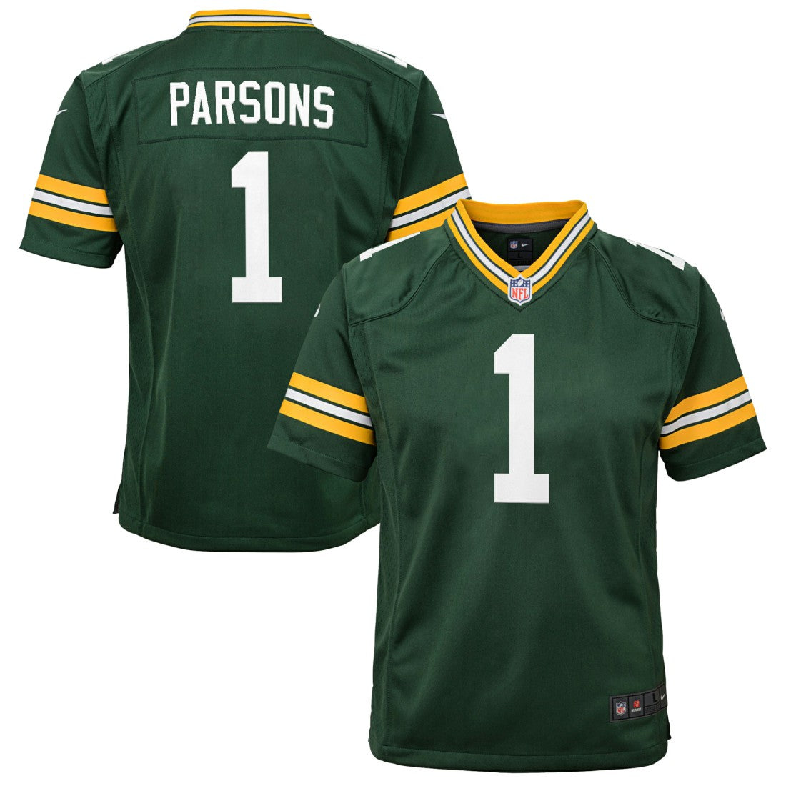 Nike Micah Parsons Green Bay Packers Youth Game Player Jersey Green