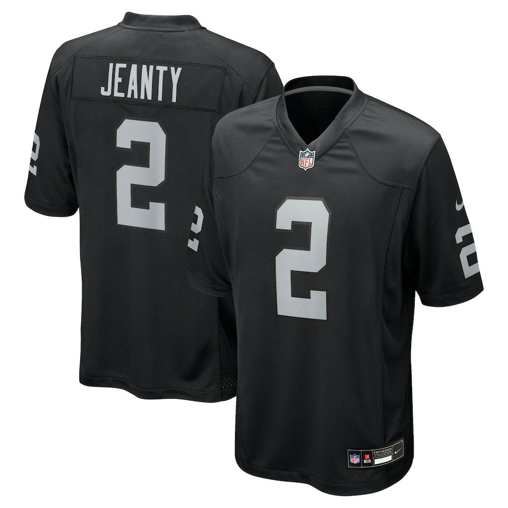Nike Ashton Jeanty Las Vegas Raiders Youth Game Jersey Black