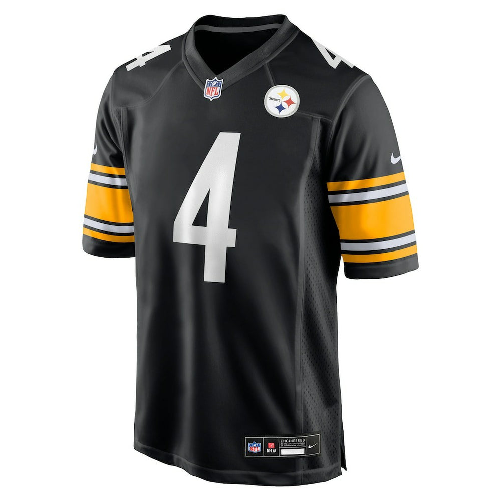 Nike DK Metcalf Pittsburgh Steelers Youth Game Jersey Black