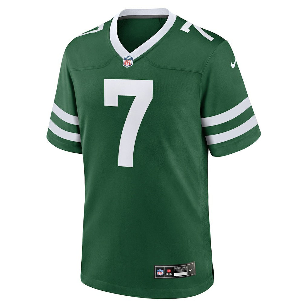 Nike Justin Fields New York Jets Youth Game Jersey Green