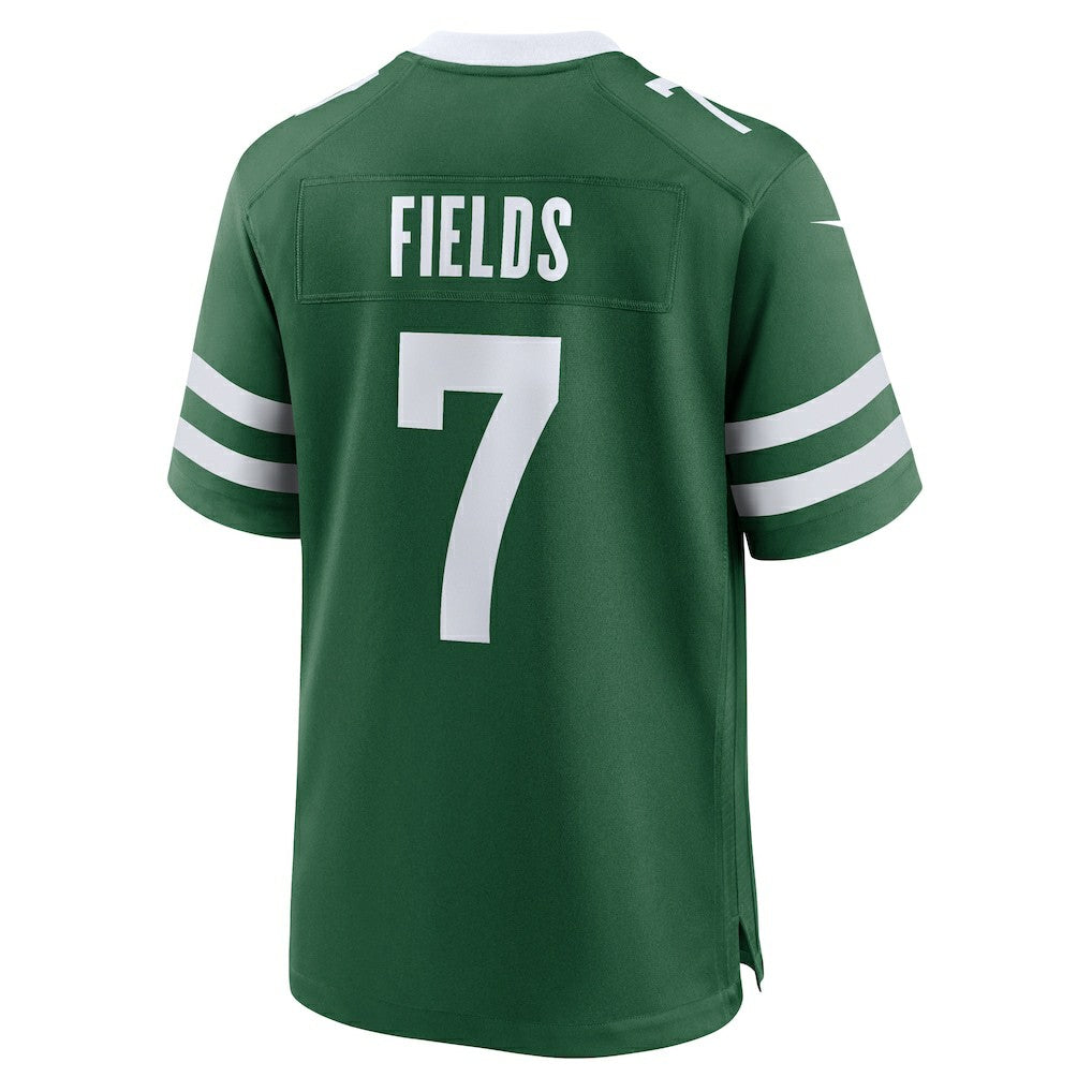 Nike Justin Fields New York Jets Youth Game Jersey Green