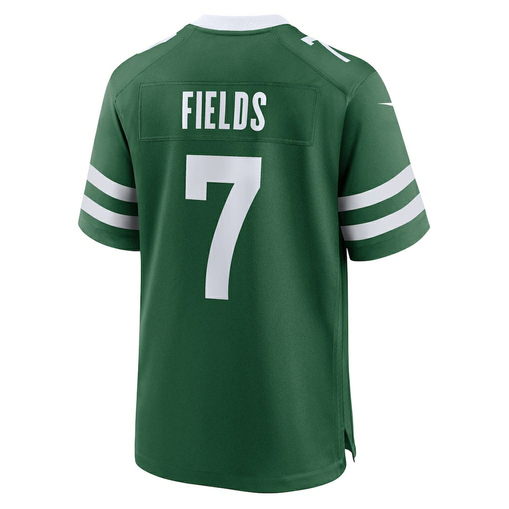 Nike Justin Fields New York Jets Youth Game Jersey Green