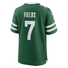 Nike Justin Fields New York Jets Youth Game Jersey Green