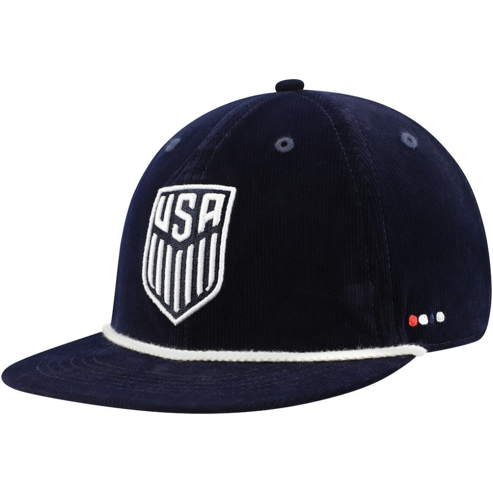 USMNT Unisex Snow Beach Corduroy Adjustable Hat Navy