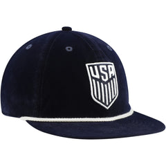 USMNT Unisex Snow Beach Corduroy Adjustable Hat Navy