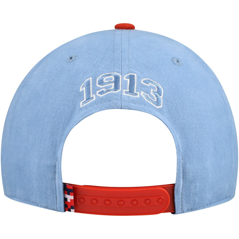 USMNT Unisex Swingman Adjustable Hat Light Blue/Red