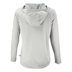 Buffalo Bills Cutter & Buck Women's Historic Coastline Epic Comfort Eco Recycled Raglan Pullover Hoodie Gray