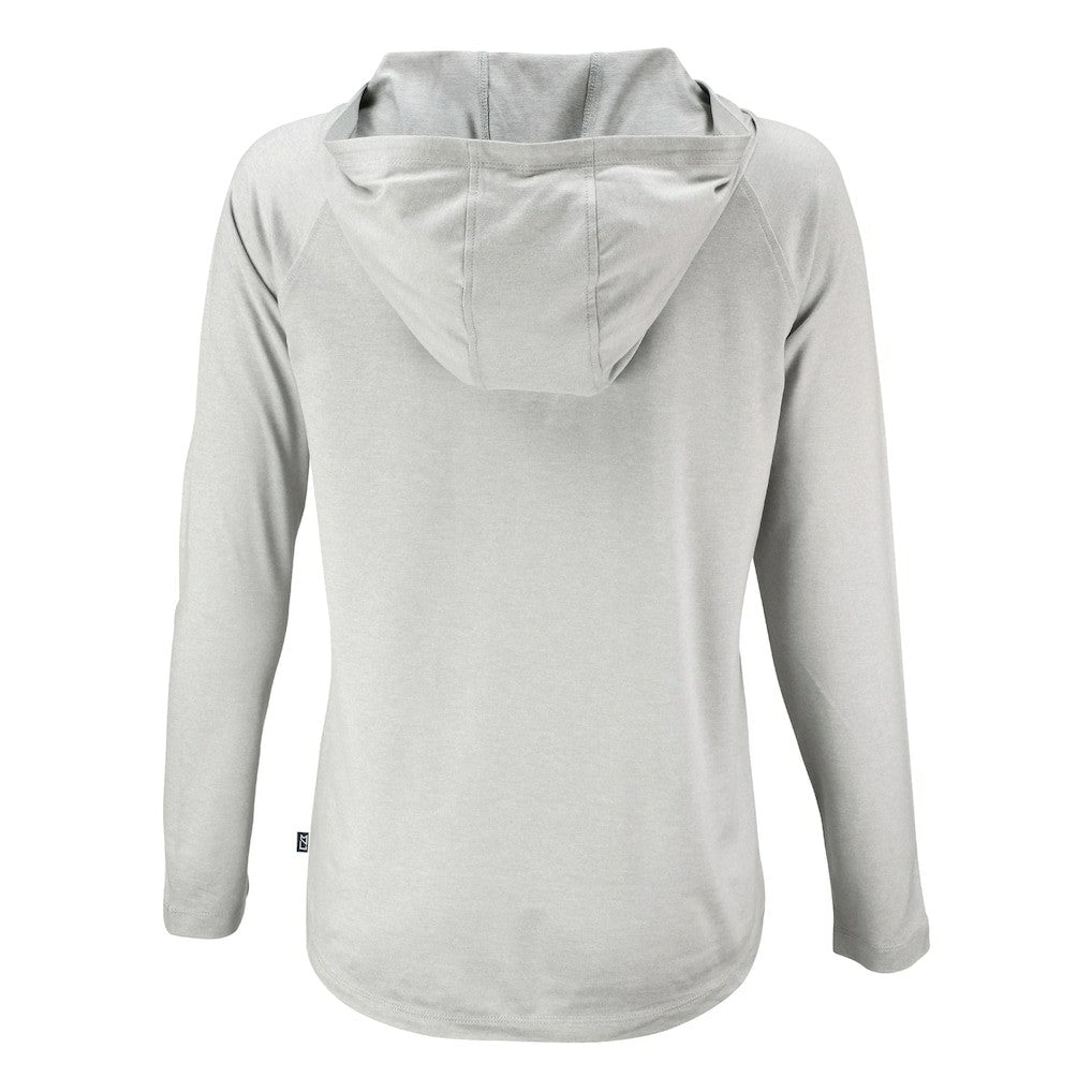 Indianapolis Colts Cutter & Buck Women's Coastline Epic Comfort Eco Recycled Raglan Pullover Hoodie Gray