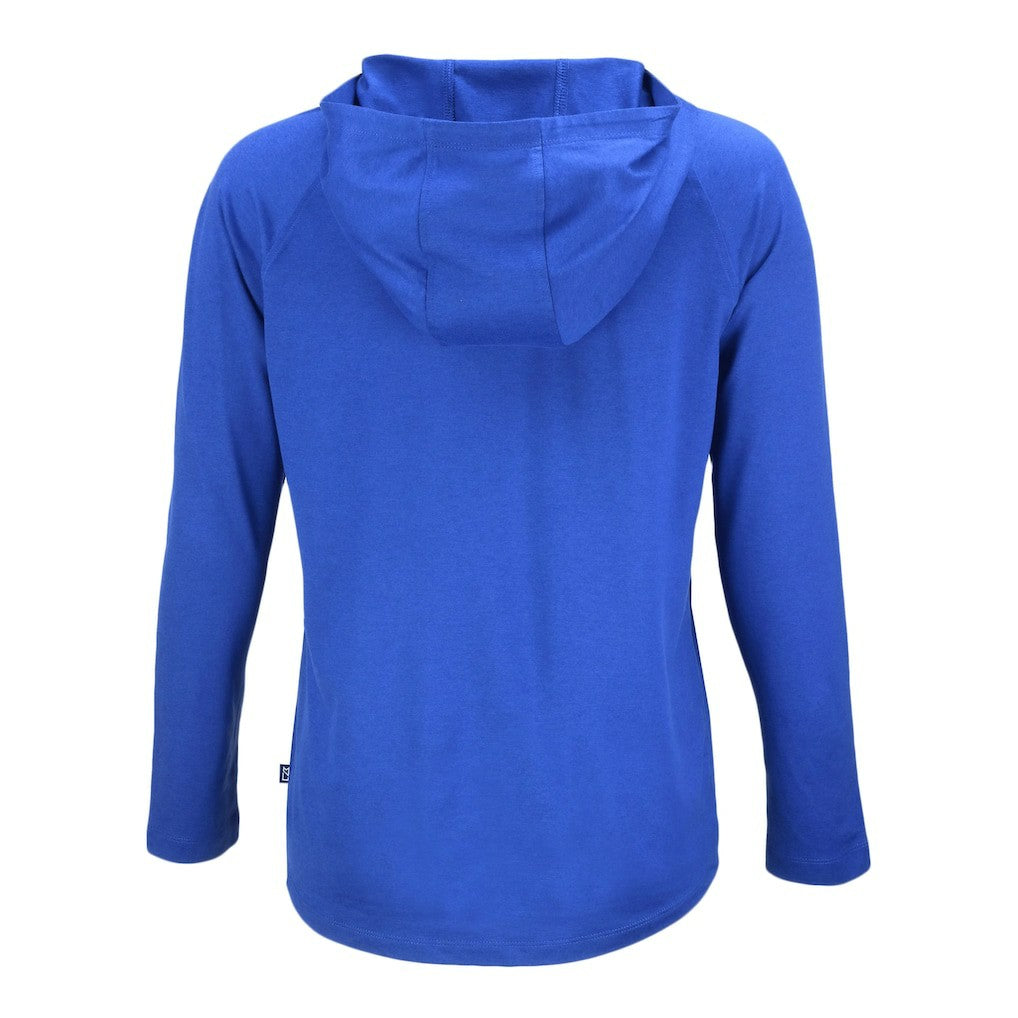 Indianapolis Colts Cutter & Buck Women's Coastline Epic Comfort Eco Recycled Raglan Pullover Hoodie Blue
