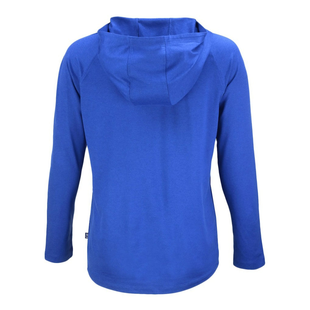 Indianapolis Colts Cutter & Buck Women's Coastline Epic Comfort Eco Recycled Raglan Pullover Hoodie Royal