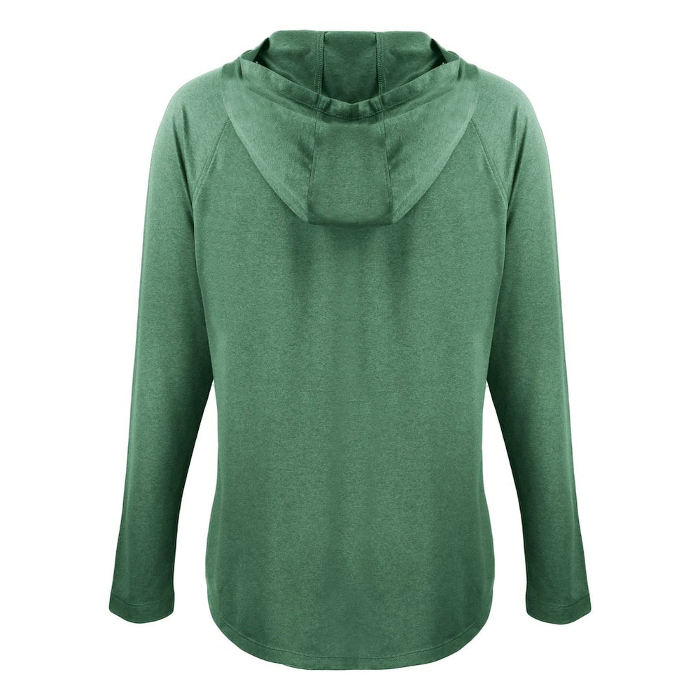 Green Bay Packers Cutter & Buck Women's Coastline Epic Comfort Eco Recycled Raglan Pullover Hoodie Hunter Green