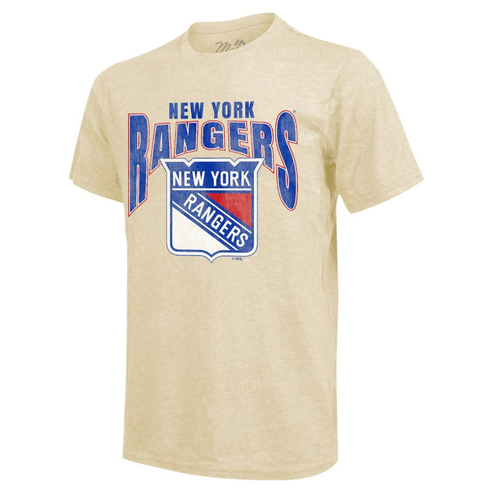 Artemi Panarin New York Rangers Majestic Threads Dynasty Name & Number Tri-Blend T-Shirt - Cream - NHL 201556938