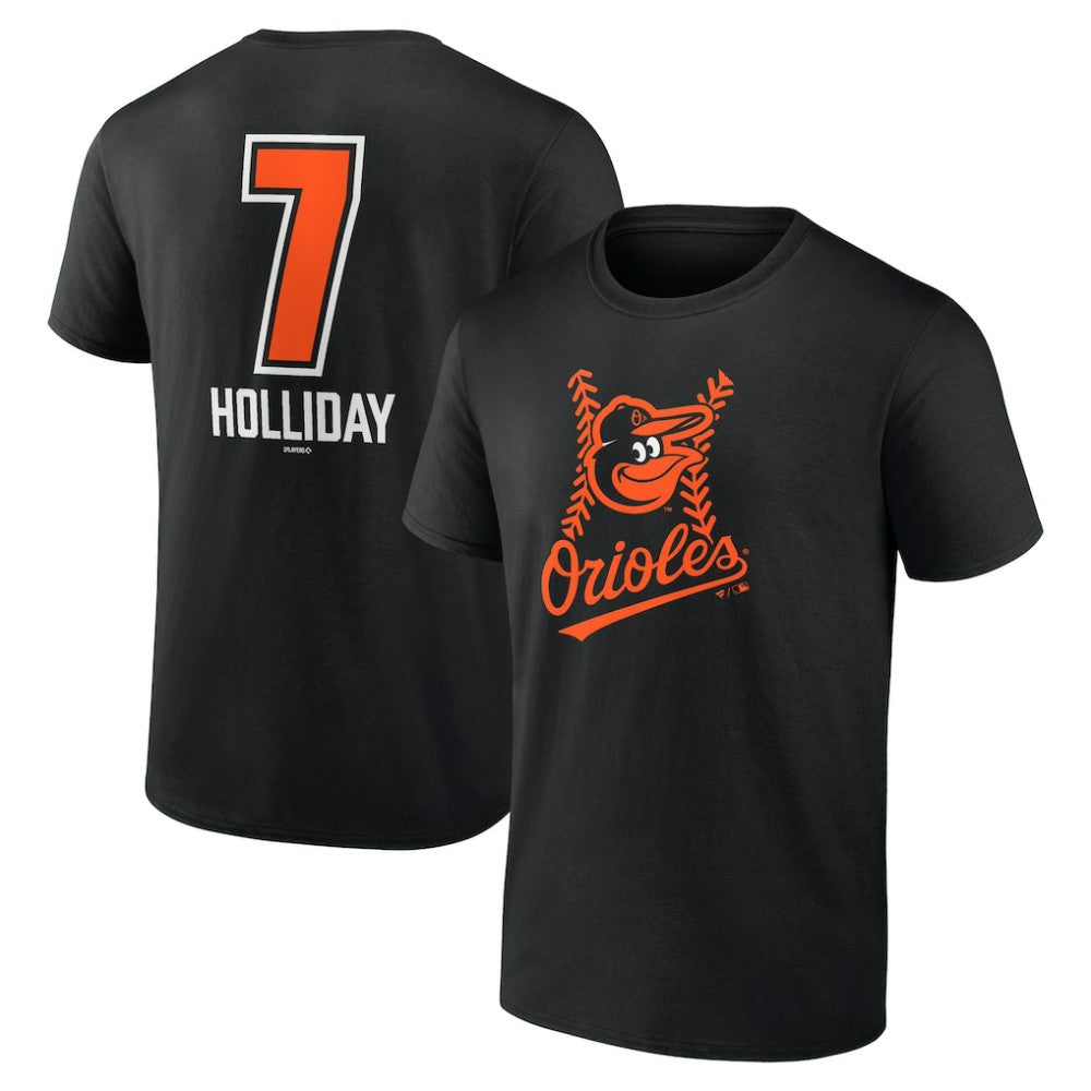Jackson Holliday Baltimore Orioles Fastball Player Name & Number T-Shirt - Black - MLB Sale