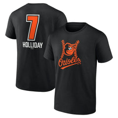 Jackson Holliday Baltimore Orioles Fastball Player Name & Number T-Shirt - Black - MLB Sale