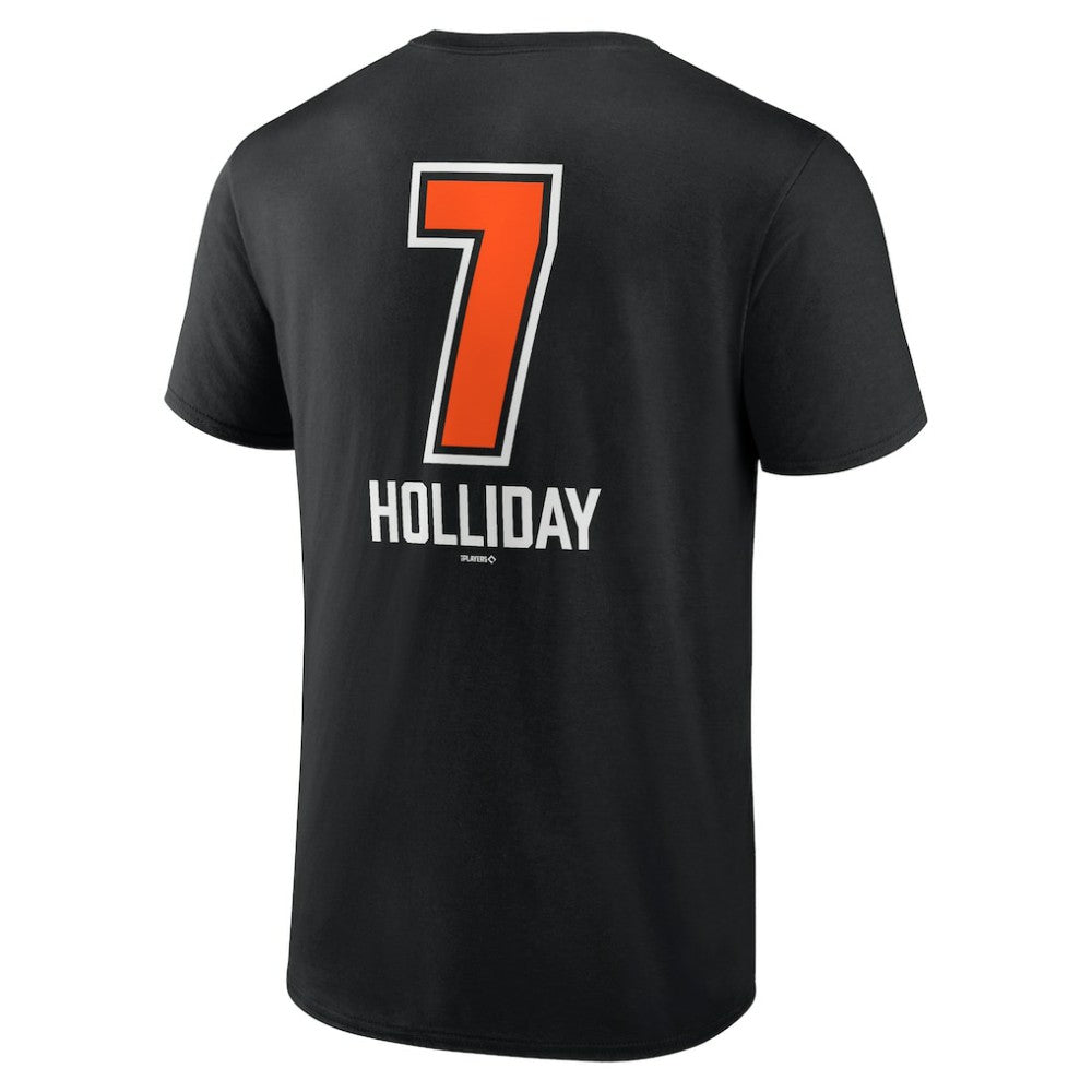 Jackson Holliday Baltimore Orioles Fastball Player Name & Number T-Shirt - Black - MLB Sale