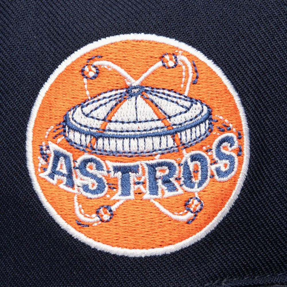 Houston Astros Mitchell & Ness Double Up Snapback Hat - Navy - Mitchell & Ness Lifestyle