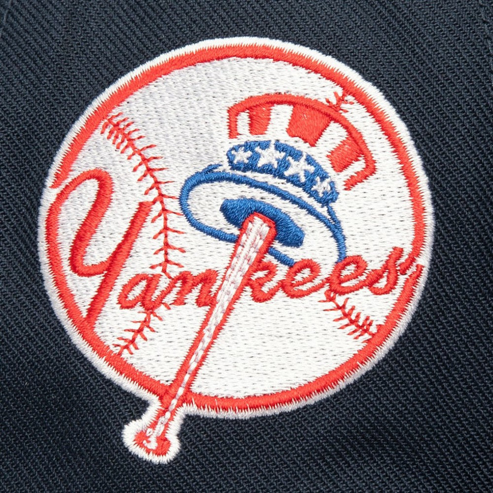 New York Yankees Mitchell & Ness Double Up Snapback Hat - Navy - Mitchell & Ness on Sale