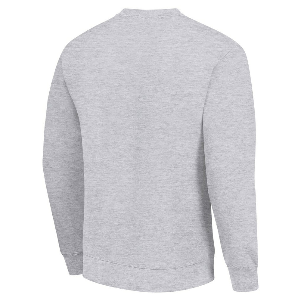 Pittsburgh Steelers Starter Half Helmet Team Graphic Tri-Blend Fleece Pullover Sweatshirt Heather Gray