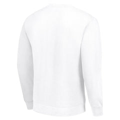 Minnesota Vikings Starter Half Helmet Team Graphic Tri-Blend Fleece Pullover Sweatshirt White
