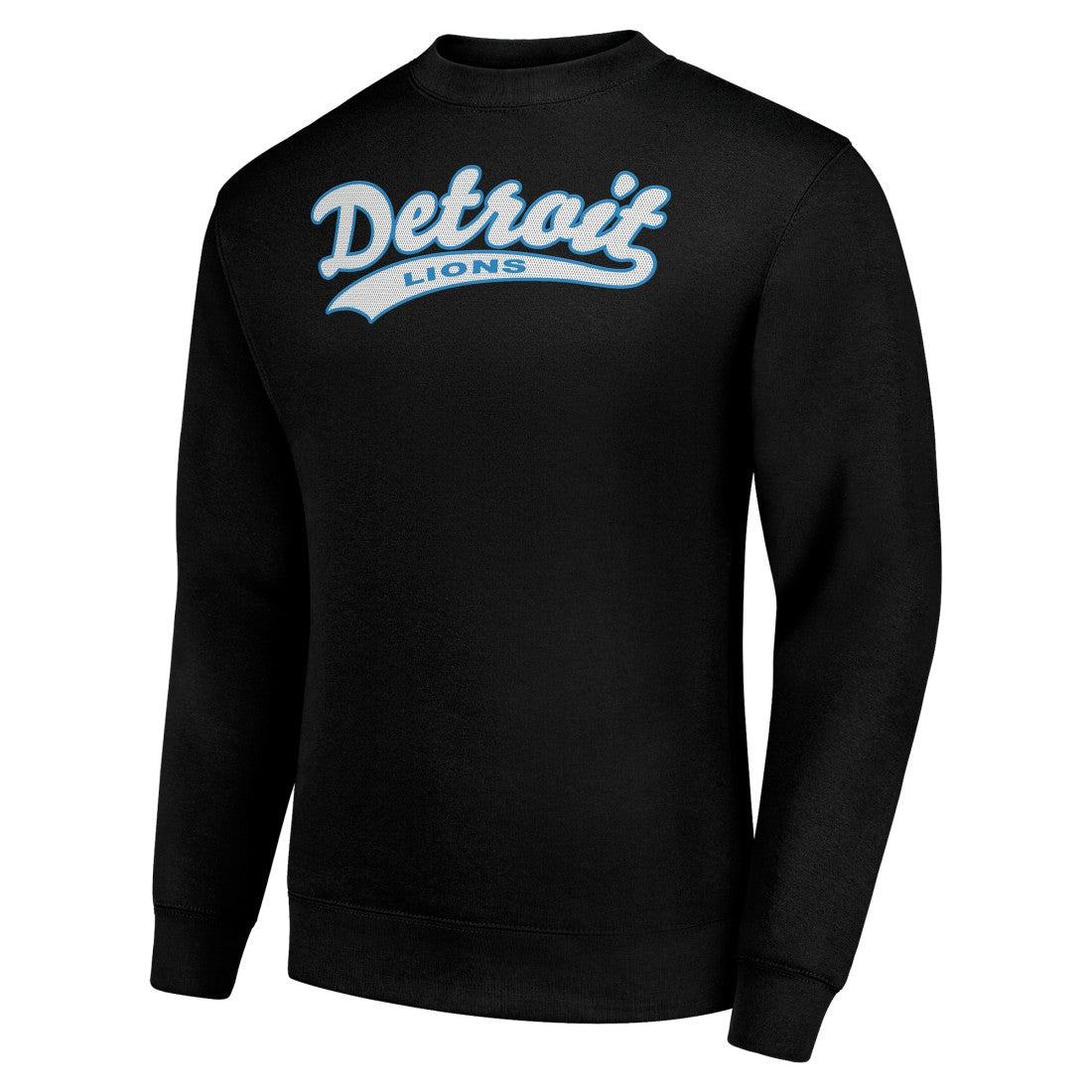 Detroit Lions Starter Tailsweep Team Graphic Fleece Pullover Sweatshirt Black