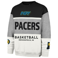 Indiana Pacers '47 Unisex 2024/25 City Edition On Five Maximalist Pullover Sweatshirt Gray | 47 brand