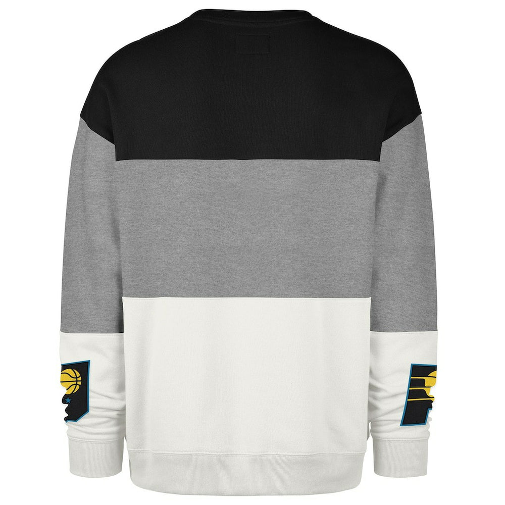 Indiana Pacers '47 Unisex 2024/25 City Edition On Five Maximalist Pullover Sweatshirt Gray | 47 brand