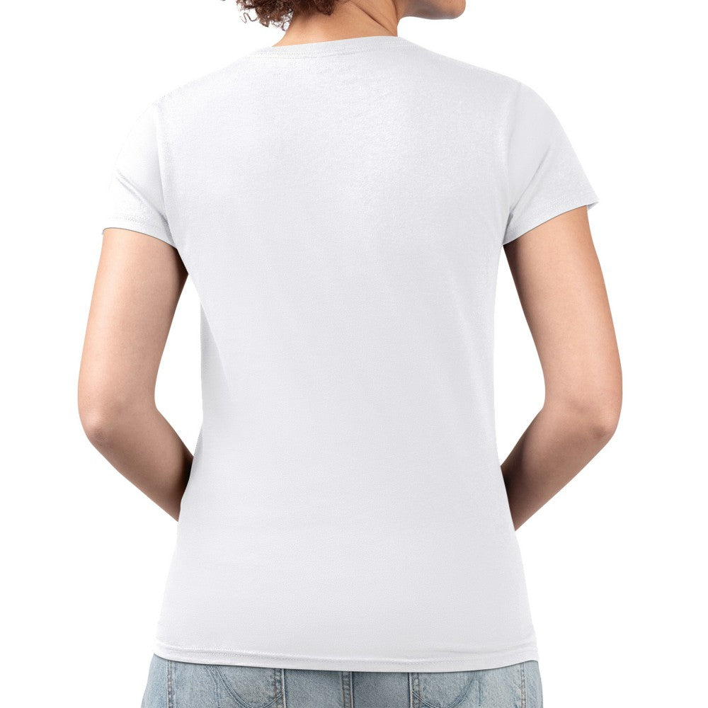 Los Angeles Angels G-III 4Her by Carl Banks Women's Super-Slim Fit Lightweight Collage Team Graphic V-Neck T-Shirt - White - MLB Sale
