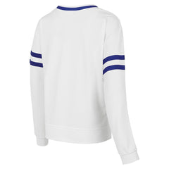 Philadelphia 76ers Concepts Sport Women's Borough Pullover Sweatshirt White