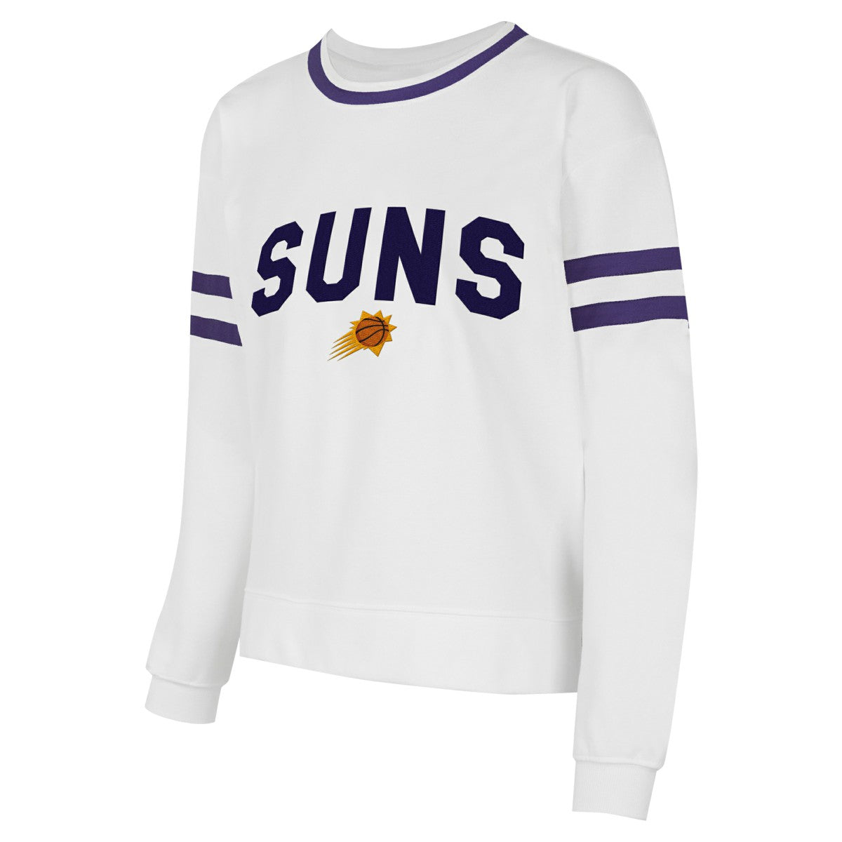 Phoenix Suns Concepts Sport Women's Borough Pullover Sweatshirt White