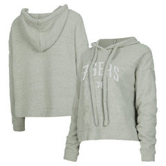 Philadelphia 76ers Concepts Sport Women's Ventura Comfy Pullover Hoodie Gray