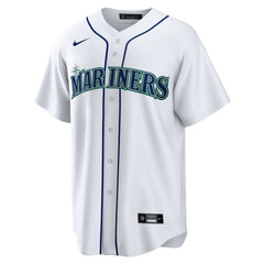 Logan Gilbert Seattle Mariners Nike Home Replica Jersey - White - Nike on Sale