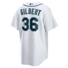 Logan Gilbert Seattle Mariners Nike Home Replica Jersey - White - Nike on Sale