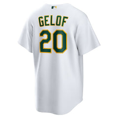 Zack Gelof Athletics Nike Home Replica Jersey - White - Nike Discount