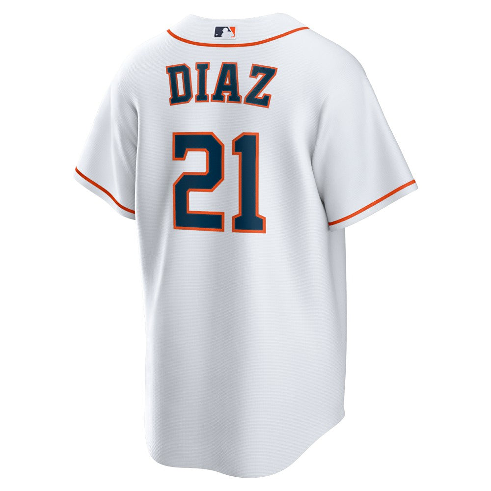 Yainer Diaz Houston Astros Nike Home Replica Jersey - White - Nike on Sale