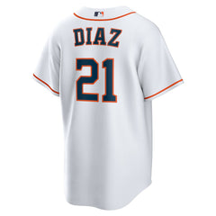Yainer Diaz Houston Astros Nike Home Replica Jersey - White - Nike on Sale