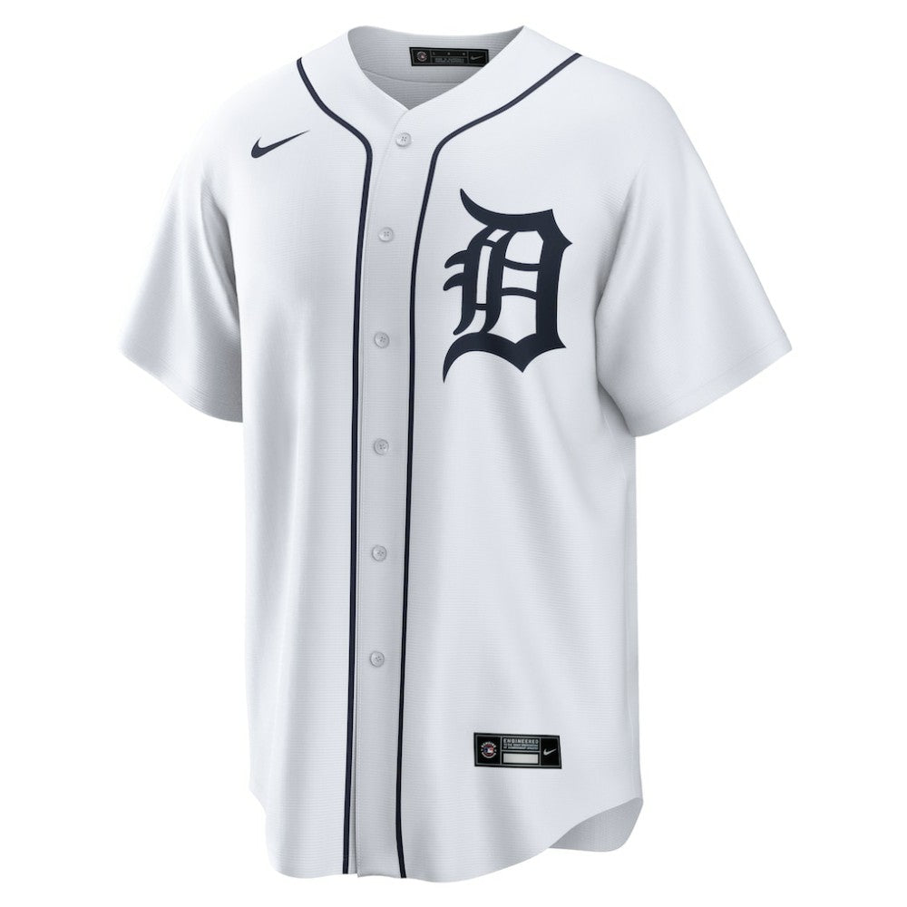 Tarik Skubal Detroit Tigers Nike Home Replica Jersey - White - Nike Discount