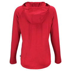 Cincinnati Reds Cutter & Buck Women's Stars And Stripes Coastline Epic Comfort Eco Recycled Hoodie Raglan Long Sleeve T-Shirt - Red - MLB Discount