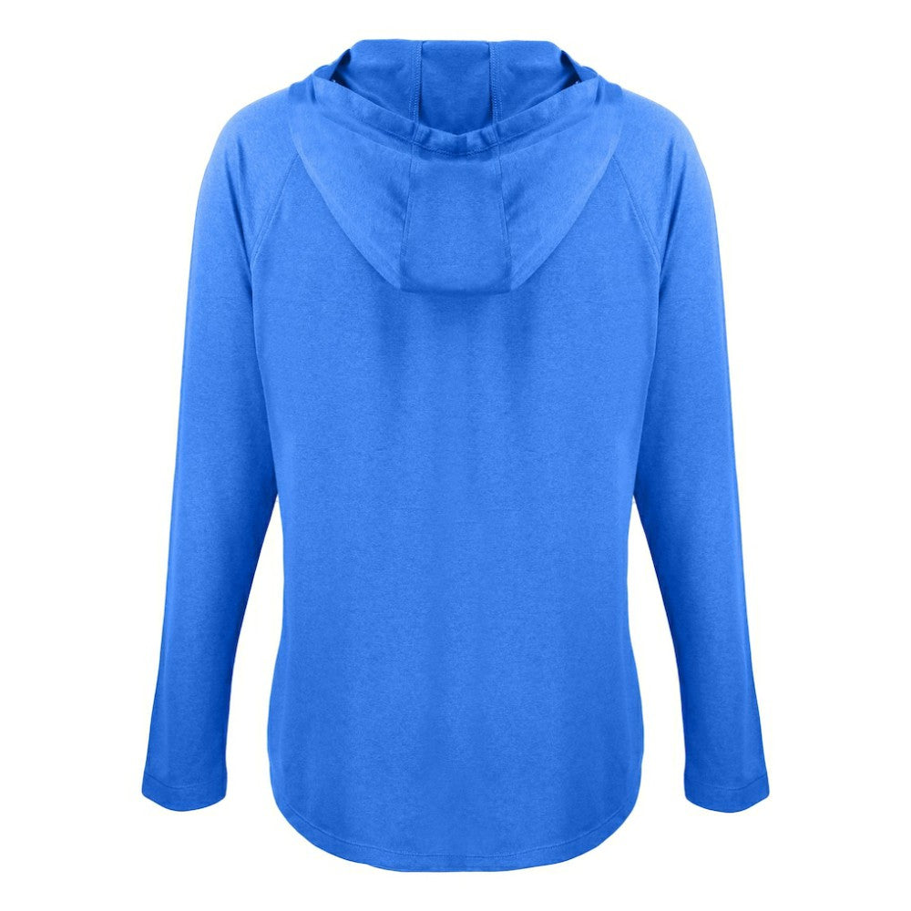 Los Angeles Dodgers Cutter & Buck Women's Cooperstown Collection Coastline Epic Comfort Eco Recycled Hoodie Raglan Long Sleeve T-Shirt - Royal - MLB on Sale
