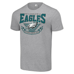 Philadelphia Eagles Starter 80s Inspired Team Logo T-Shirt Heather Gray