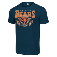 Chicago Bears Starter 80s Inspired Team Logo T-Shirt Navy