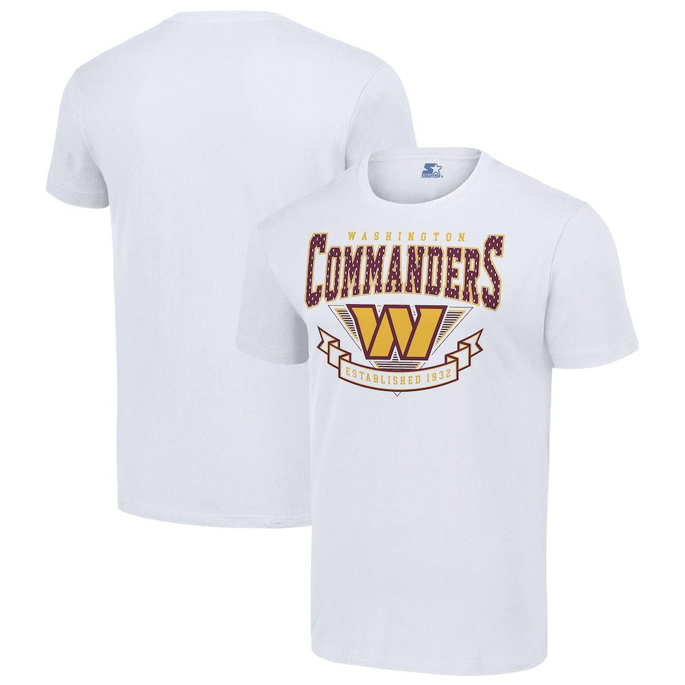 Washington Commanders Starter 80s Inspired Team Logo T-Shirt White