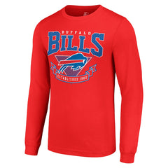 Buffalo Bills Starter '80s Inspired Team Logo Long Sleeve T-Shirt Red